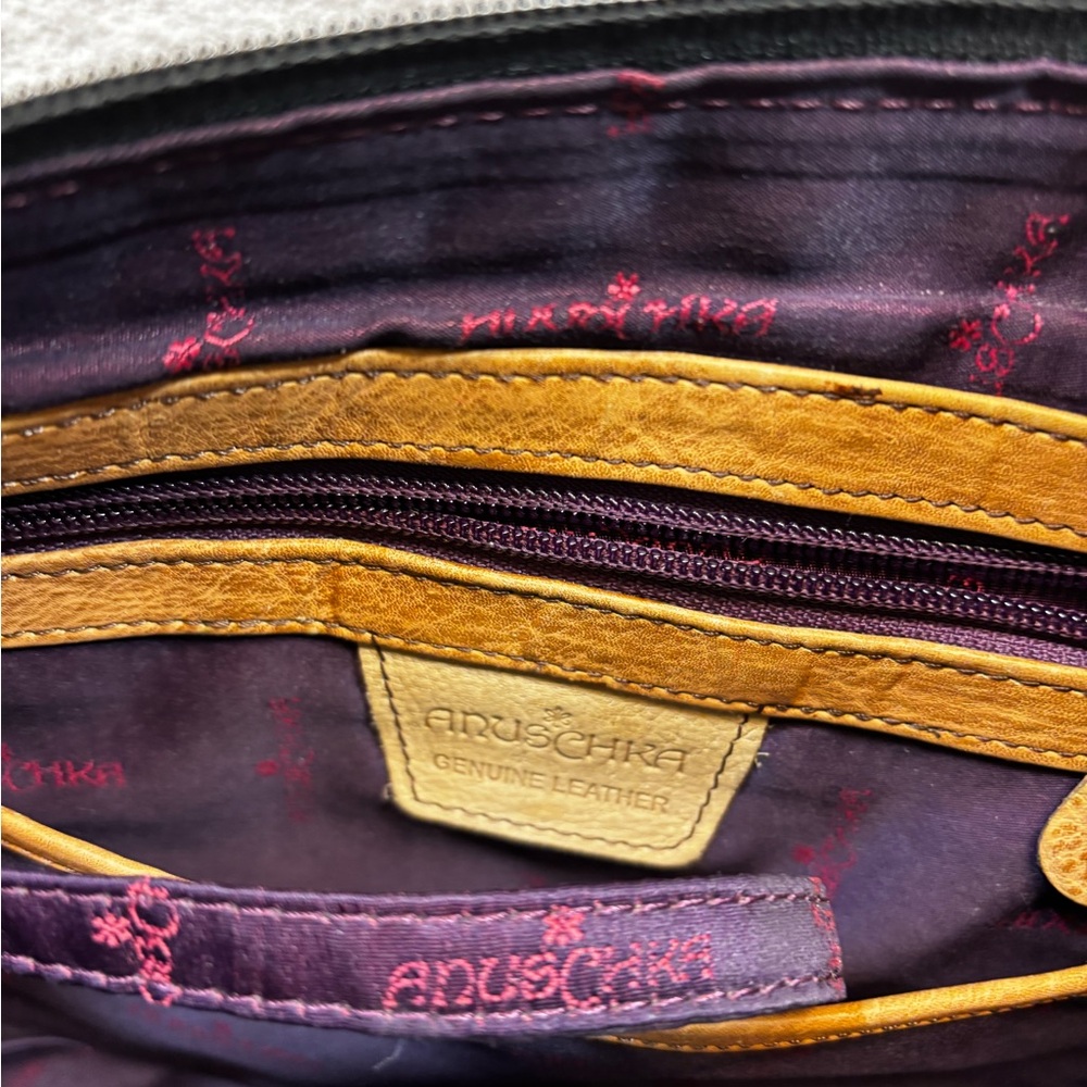 Anuschka Hand-Painted Cardinal Crossbody Bag - Picture 14 of 16